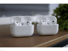 Продаю без проводные наушники Airpods-2190 Б/У состояние идеальное оригинал - 1/1