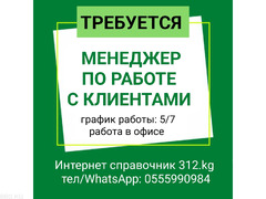 Требуется менеджер по работе с клиентами - 1/1