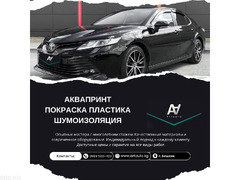 Аквапринт, покраска пластика и шумоизоляция автомобиля - 1/1