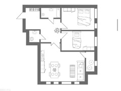 Продам 3 ком квартиру студию ПСО , район Горького/Кара-Кульская - 3/9