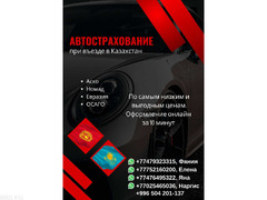Автострахование при въезде в Казахстан по самым низким и выгодным ценам