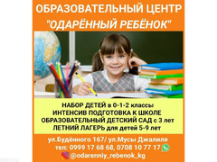 Образовательный центр "Одарённый ребёнок". Школа, детский сад, подготовка к школе, летний лагерь