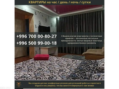 Квартиры посуточно в Бишкеке! Гостиница!  1 комнатная квартира со всеми удобствами - 4/5